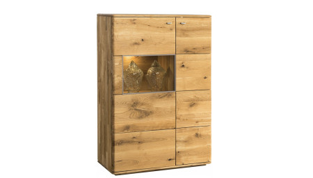 Vysoká komoda s jednou prosklenou částí, Texas typ 45