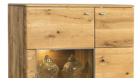 Vysoká komoda s jednou prosklenou částí, Texas typ 45