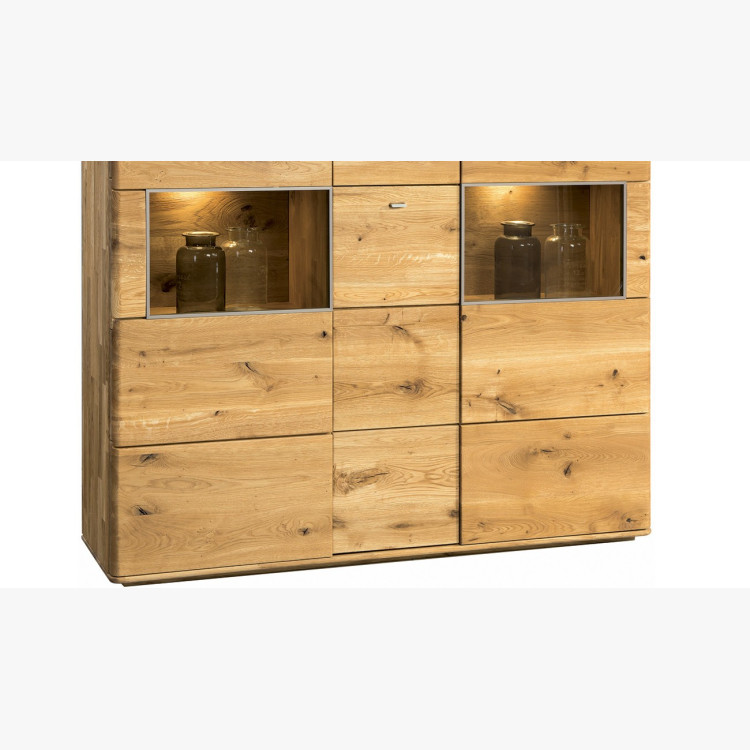 Vysoká a dlouhá komoda s dvěmi prosklenýma okny, Typ 47 ON