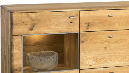 Luxusní komoda z dubu do obýváku,  Texas Typ 49 ON