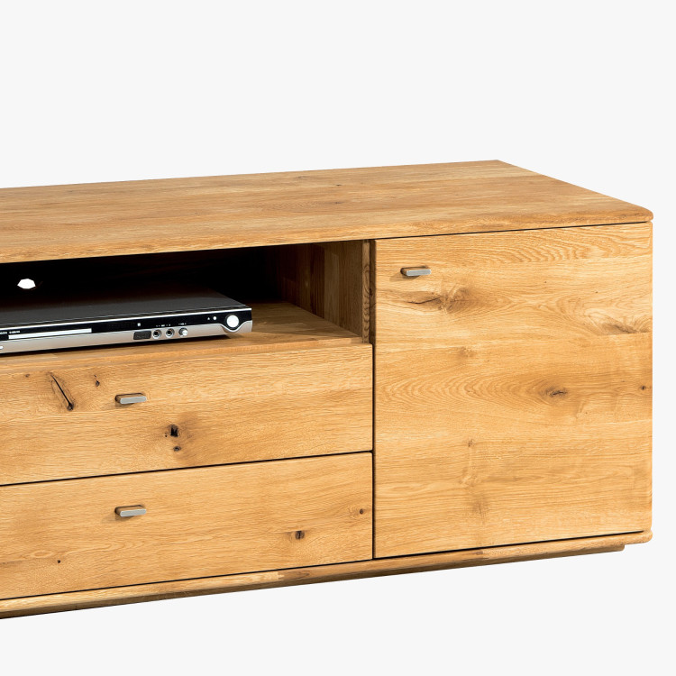 Dlouhý televizní stolek masív dub, Typ 25 ON