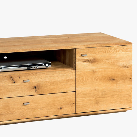 Dlouhý televizní stolek masív dub, Typ 25 ON