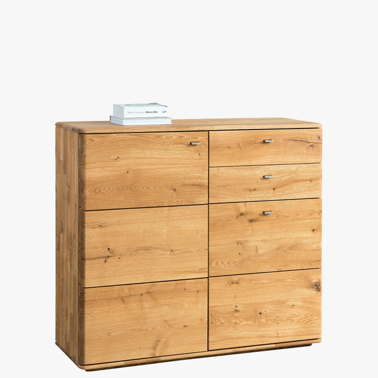 Vysoká komoda z dubu do obýváku, Typ 46 ON