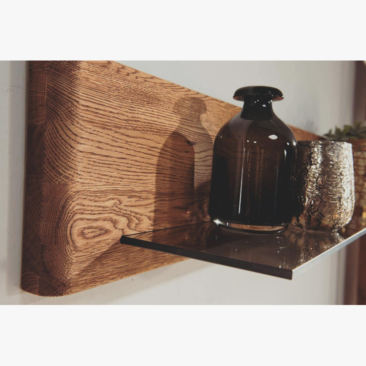 Vysoká úzká komoda širší s prosklenou částí, TYP 12 DP