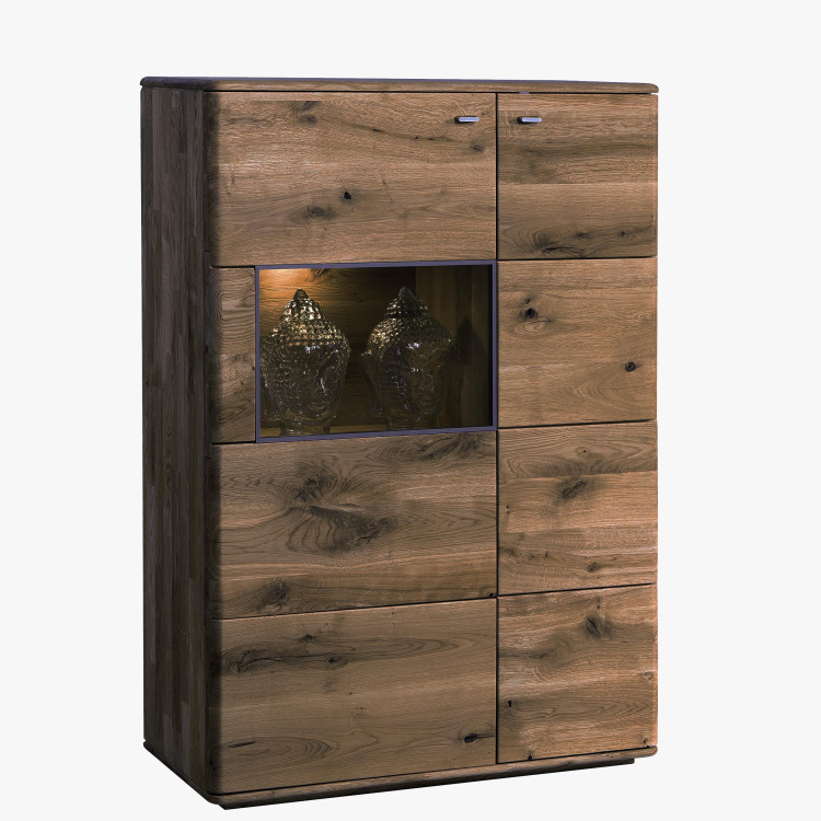 Vysoká komoda s jednou prosklenou částí, Texas typ 45 DP