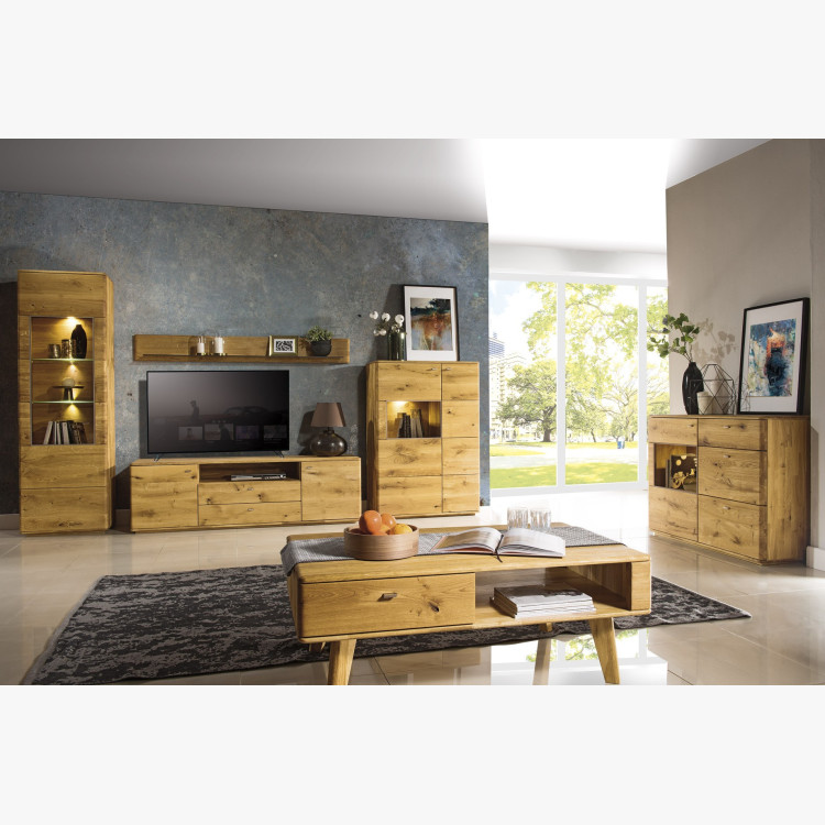 Vysoká a dlouhá komoda s dvěmi prosklenýma okny, Typ 47 DP