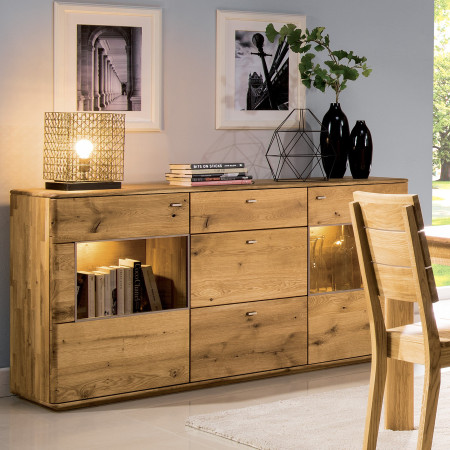 Luxusní komoda z dubu do obýváku,  Texas Typ 49 DP