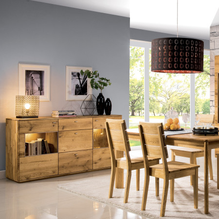 Luxusní komoda z dubu do obýváku,  Texas Typ 49 DP