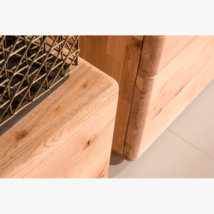 Dlouhý televizní stolek masív dub, Typ 25 DP