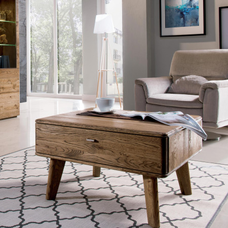 Dlouhý televizní stolek masív dub, Typ 25 DP