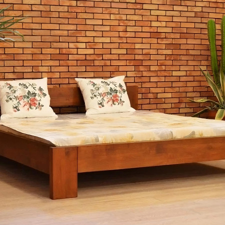 Manželská postel buk model L6 160 - výber barvy