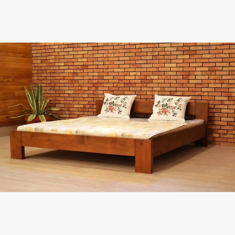 Manželská postel buk model L6 160 - výber barvy