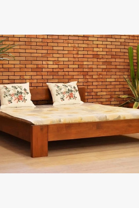 Manželská postel buk model L6 200 - výber barvy 2