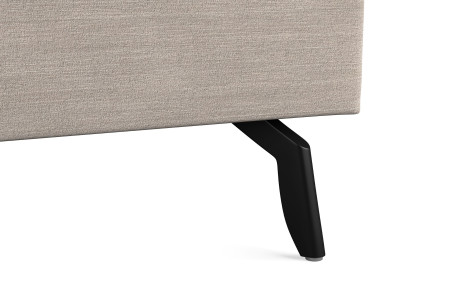 Látková postel s úložným prostorem 180 x 200 cm