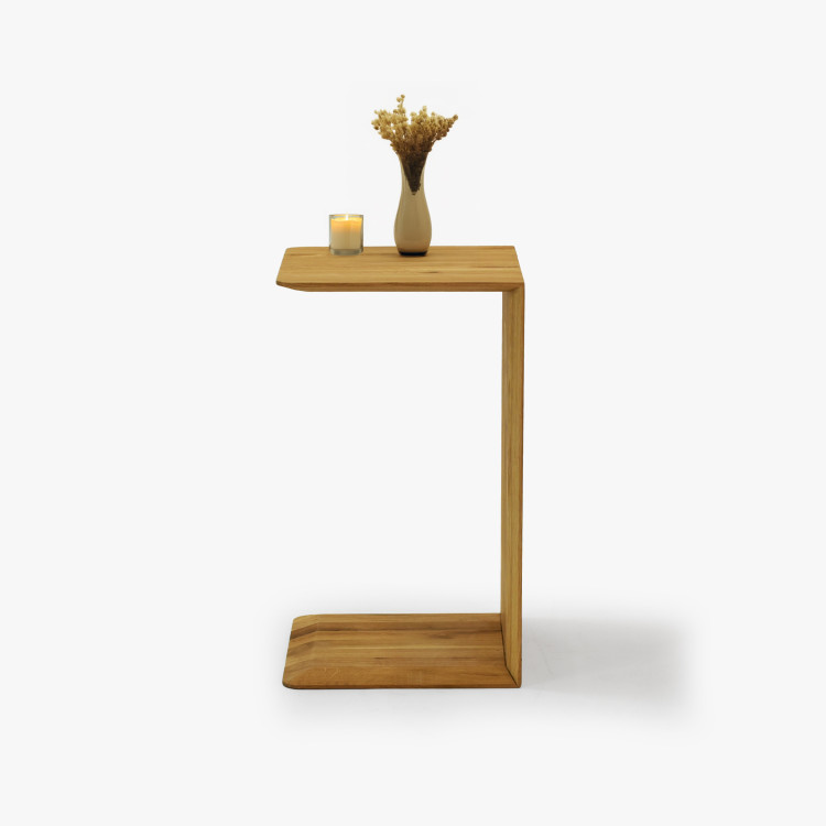 Příruční stolek dřevěný z dubového dřeva