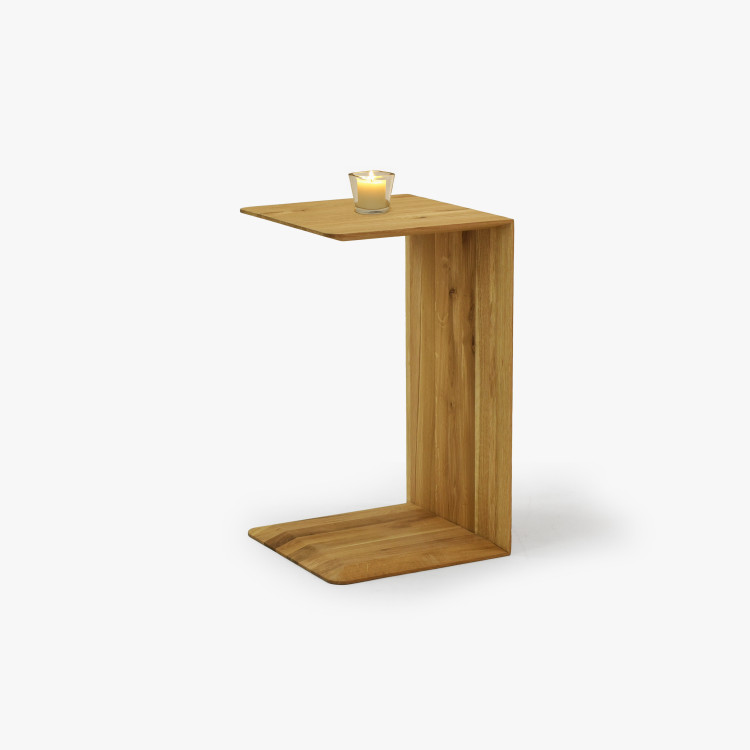 Příruční stolek dřevěný z dubového dřeva