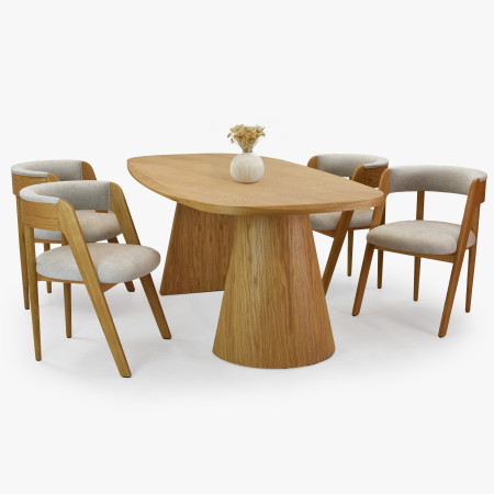 Designový stůl dub 200 x 100 cm