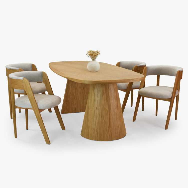 Designový stůl dub 200 x 100 cm