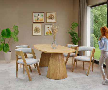 Designový stůl dub 200 x 100 cm