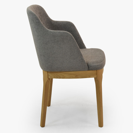 Dubové křesílko šedé