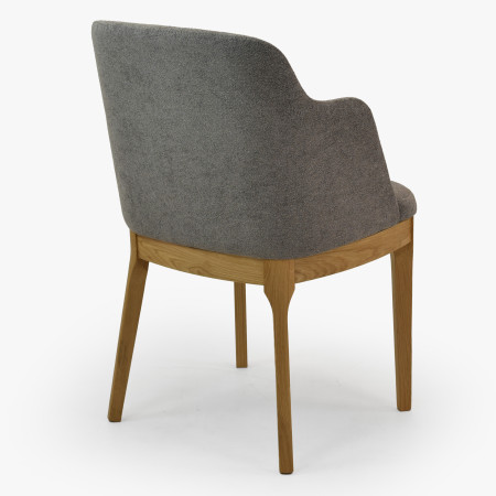 Dubové křesílko šedé