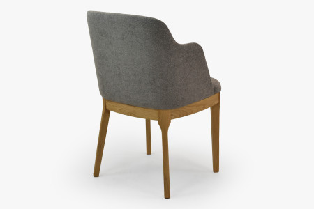 Dubové křesílko šedé