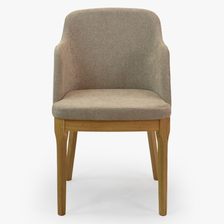 Dubové křesílko šedě hnědé