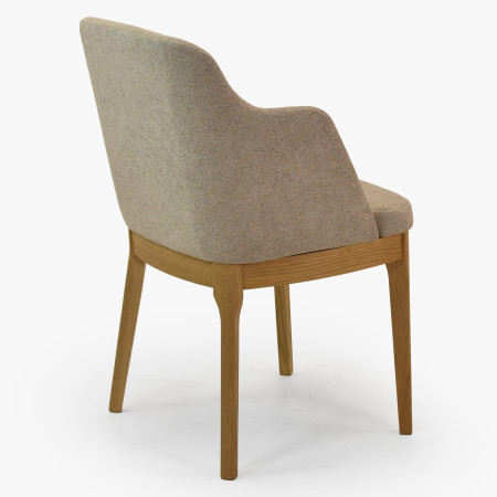 Dubové křesílko šedě hnědé