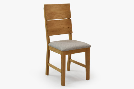 Dubová židle Nora - šedá- MEGA akce