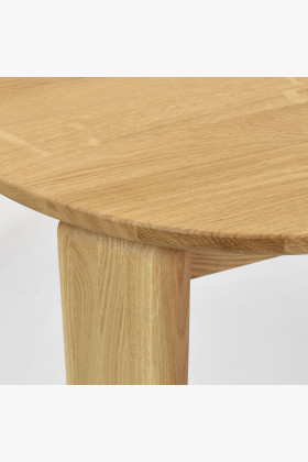 Rozkldací dřevěný jídelní stůl 110-160 cm 2