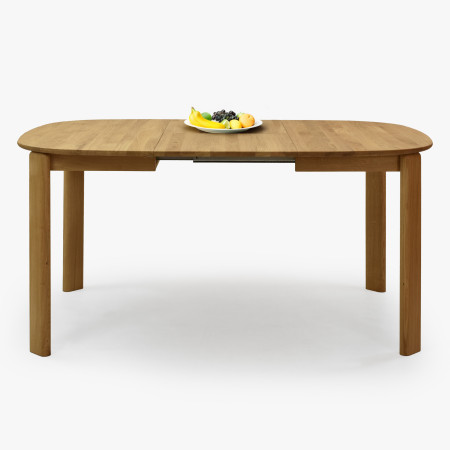 Rozkldací dřevěný jídelní stůl 110-160 cm