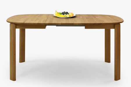 Rozkldací dřevěný jídelní stůl 110-160 cm