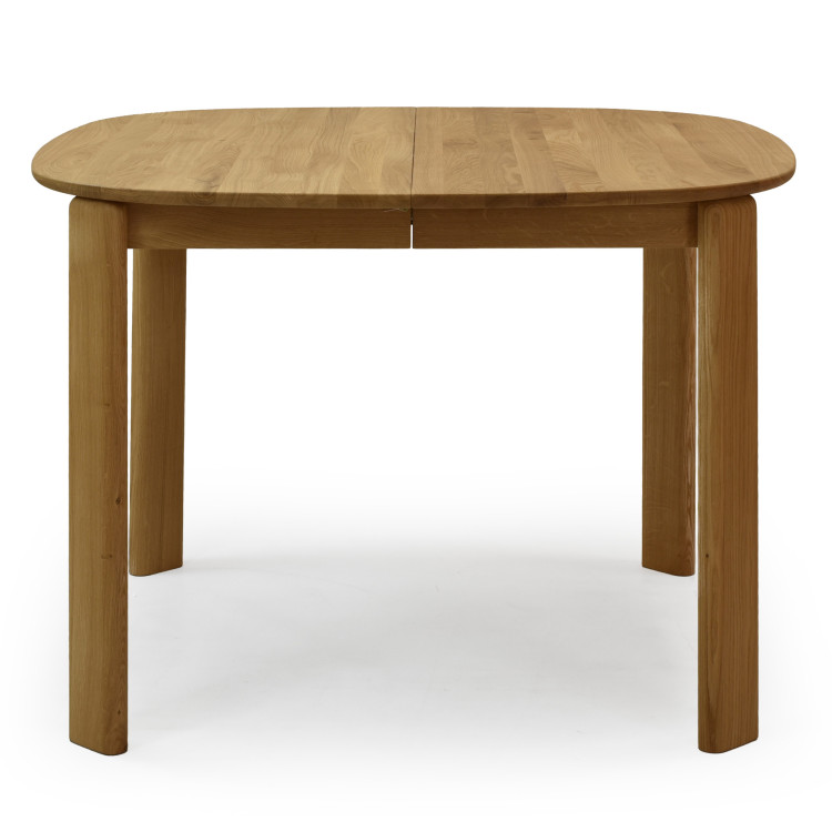 Rozkldací dřevěný jídelní stůl 110-160 cm