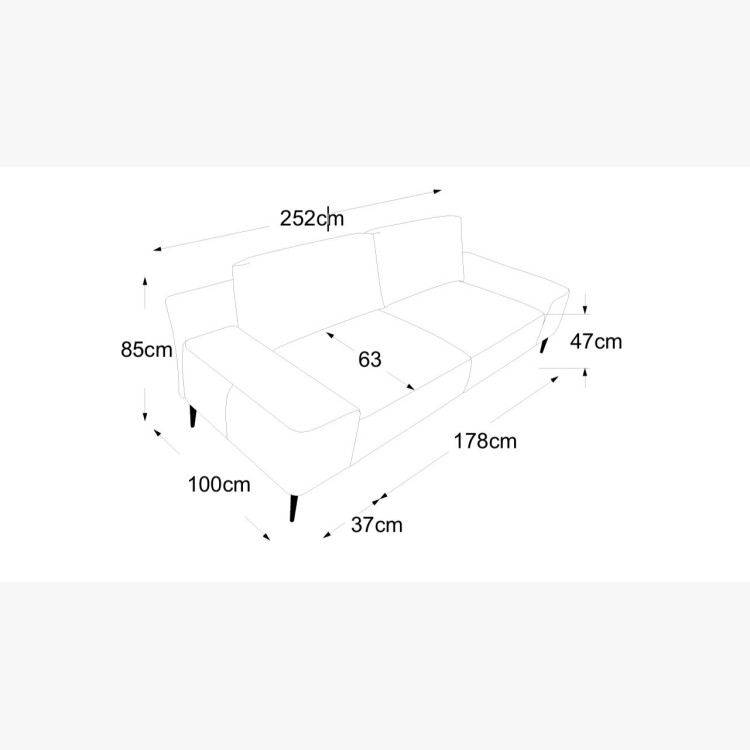 Moderní sedačka Forma 3