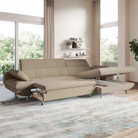 Rohová sedací souprava LIBRA 3F-RECBK