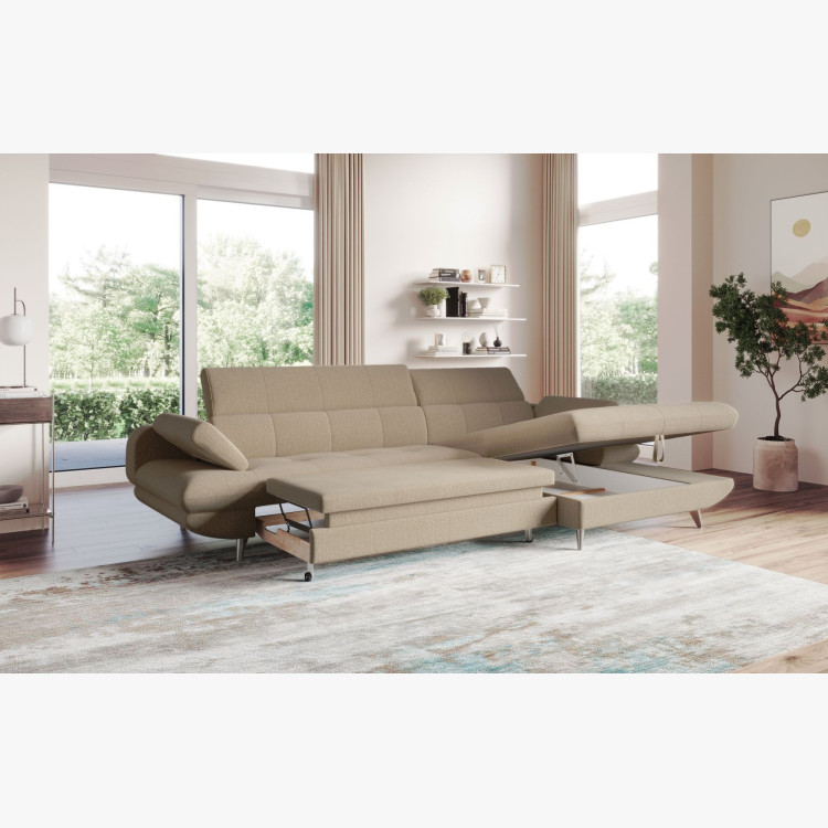 Rohová sedací souprava LIBRA 3F-RECBK