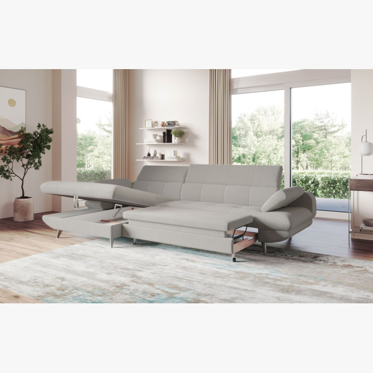 Rohová sedací souprava LIBRA RECBK-3F (Levý roh) SH310