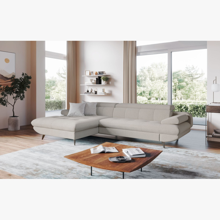 Rohová sedací souprava LIBRA RECBK-3F (Levý roh) SH310