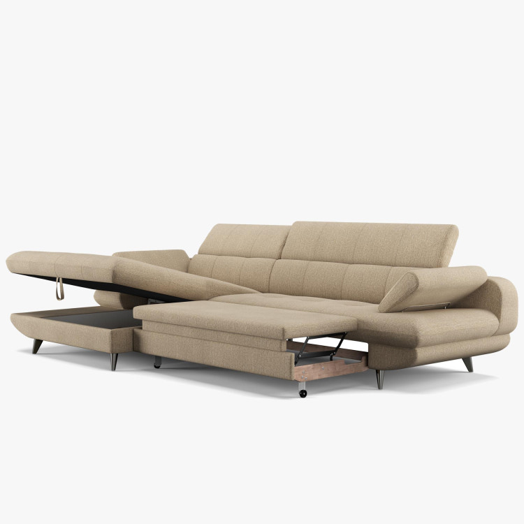 Rohová sedací souprava LIBRA RECBK-3F (Levý roh)