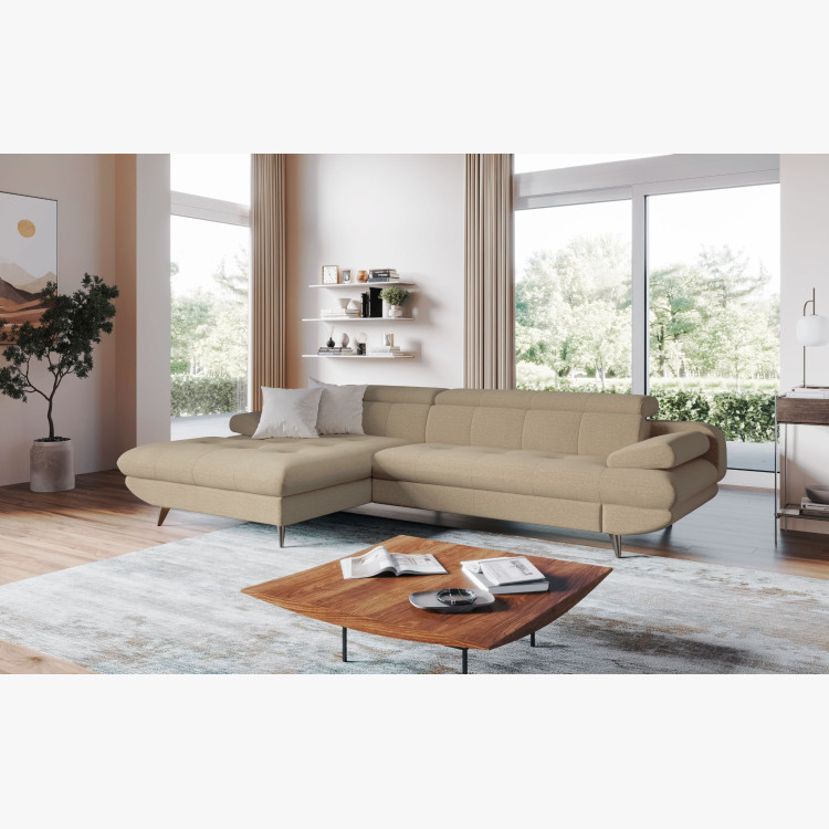 Rohová sedací souprava LIBRA RECBK-3F (Levý roh)