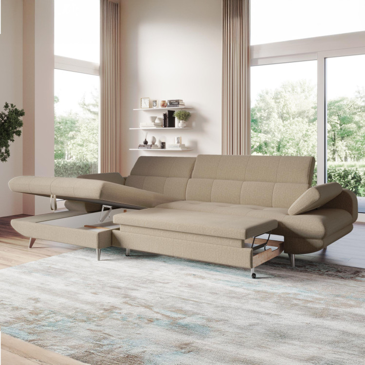 Rohová sedací souprava LIBRA RECBK-3F (Levý roh)