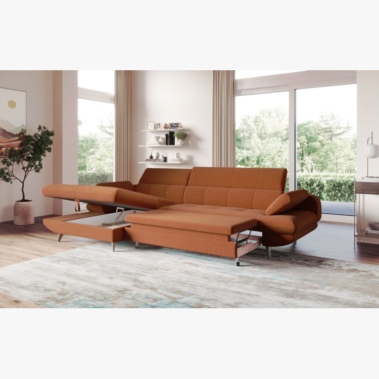 Rohová sedací souprava LIBRA RECBK-3F (Levý roh) 307