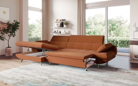 Rohová sedací souprava LIBRA RECBK-3F (Levý roh) 307