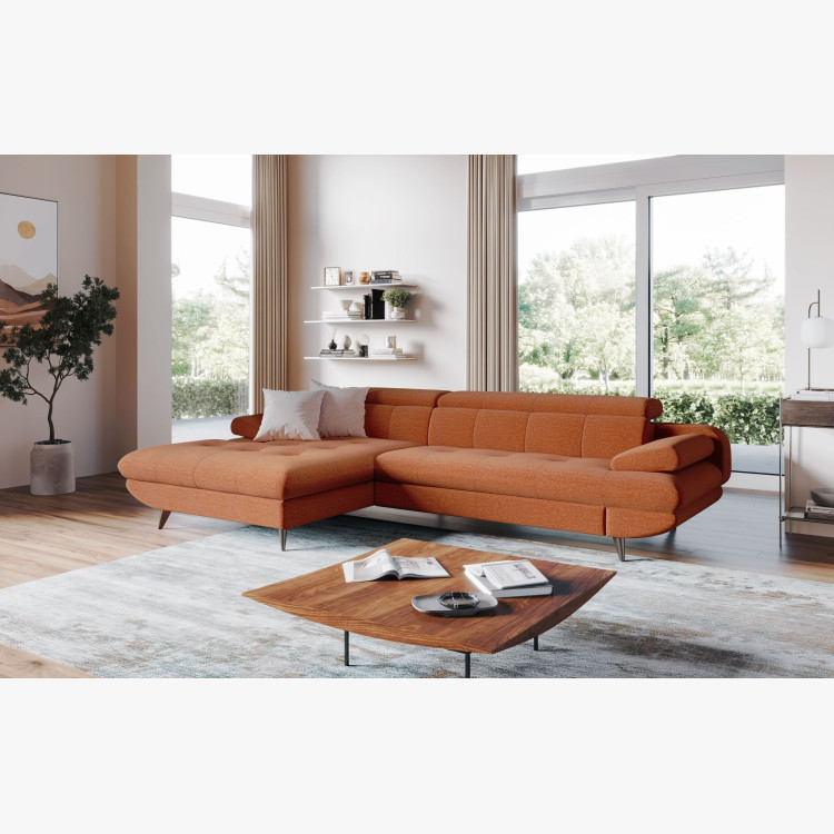 Rohová sedací souprava LIBRA RECBK-3F (Levý roh) 307