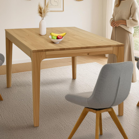 Pohodlná jídelní židle , šedé čalunění