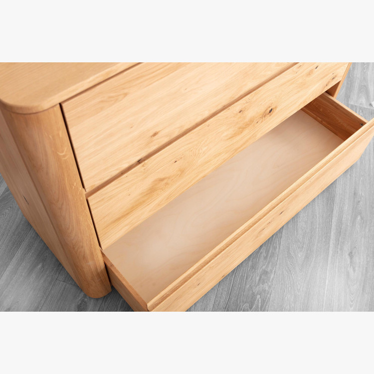 Dubová komoda se zásuvkami 120 cm široká