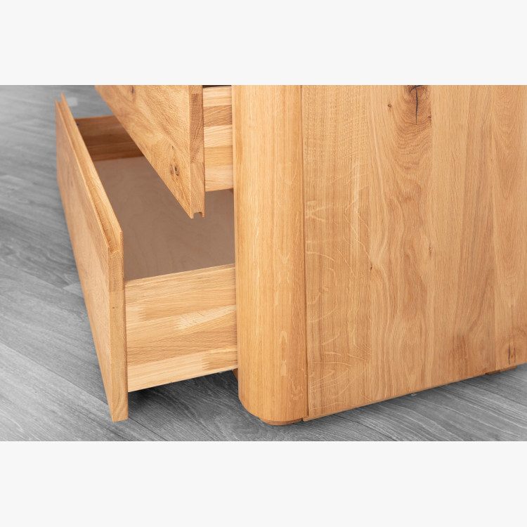 Dubová komoda se zásuvkami 120 cm široká