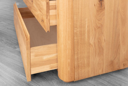 Dubová komoda se zásuvkami 120 cm široká