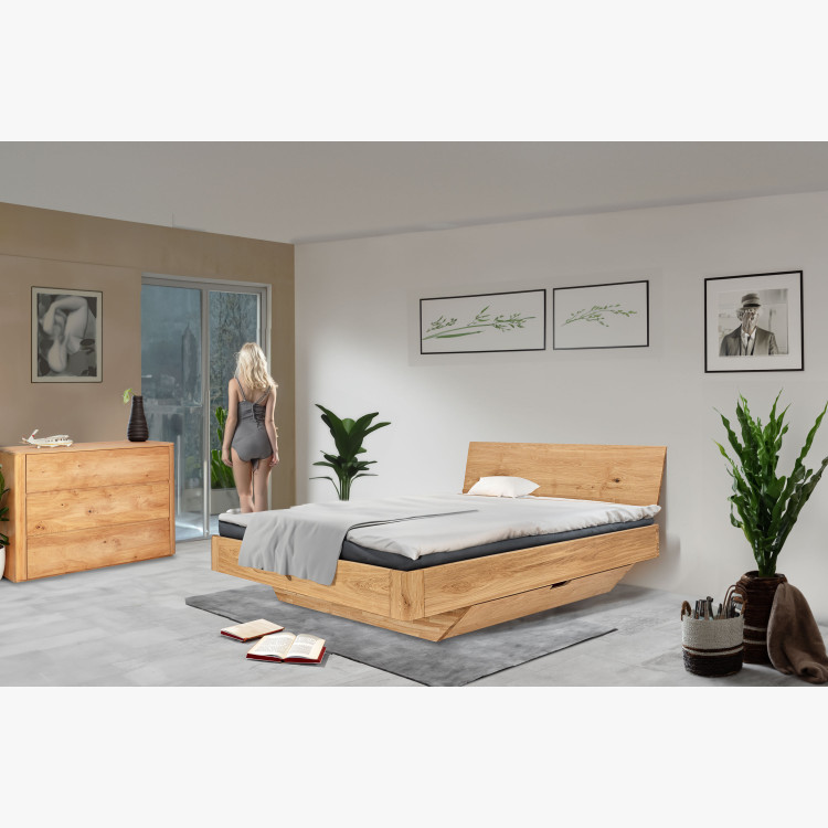 Dubová komoda se zásuvkami 120 cm široká