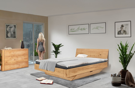 Dubová komoda se zásuvkami 120 cm široká